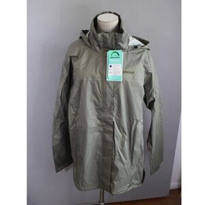 Marmot PreCip Eco Jacket XXL Vetiver Green Waterproof Rain Shell Women 46700 New